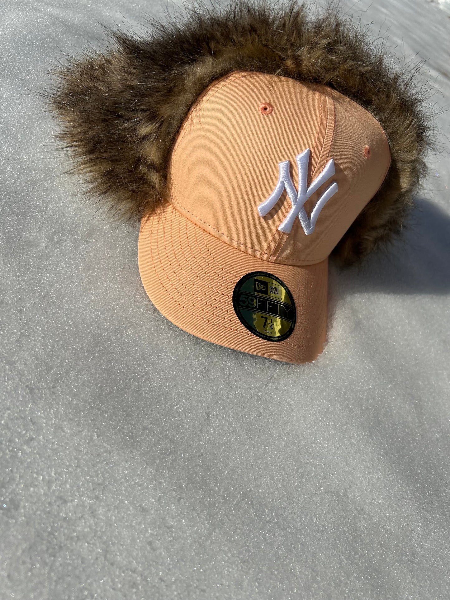 “Fur Fitted” Peach